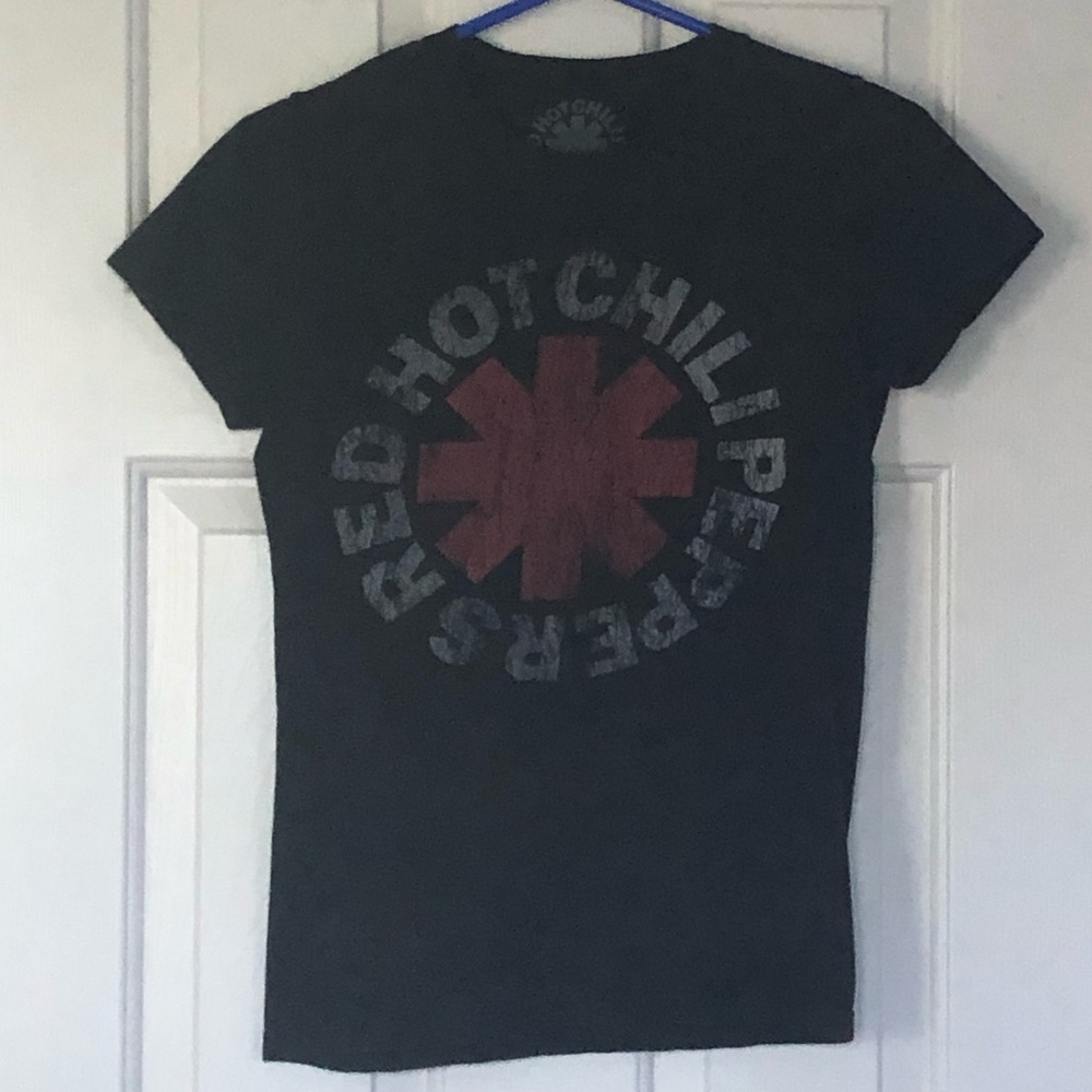 Red Hot Chili Peppers Tee from Hot Topic in Black